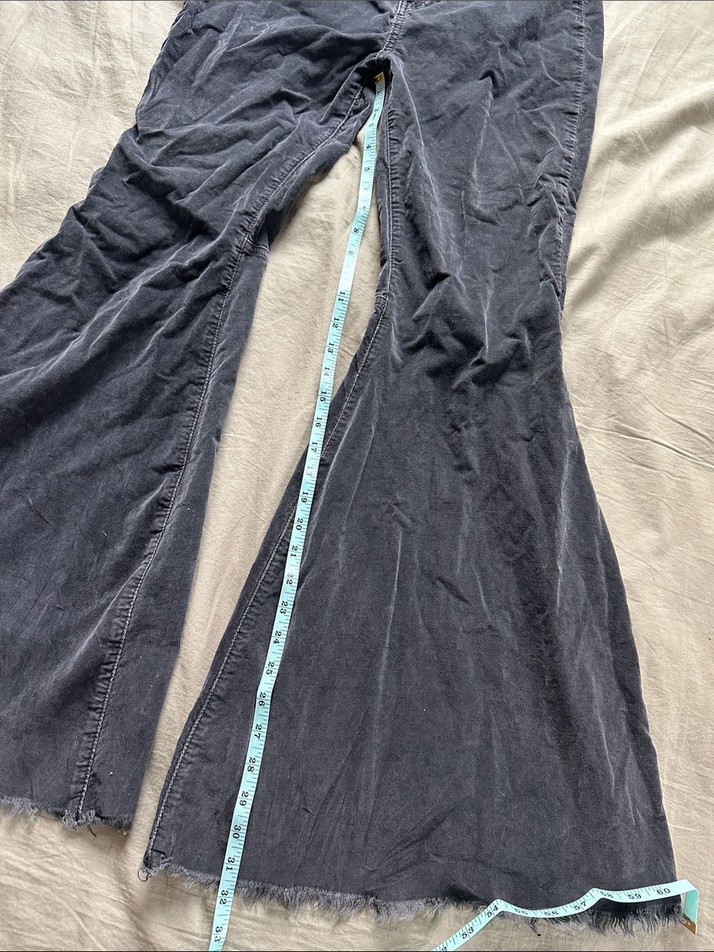 We The Free Float On Charcoal Flare Pants - Picture 2 of 11